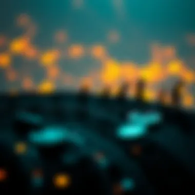Conceptual representation of cryptocurrency evolution