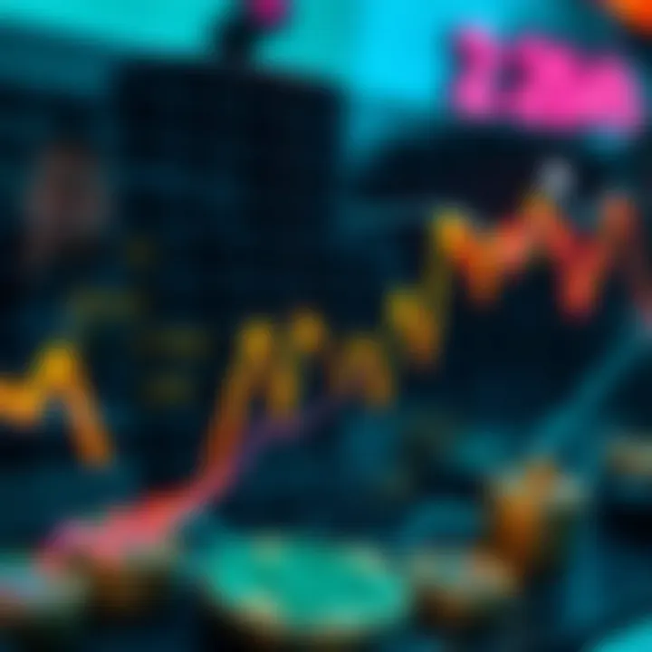 Graph showing investment trends in cryptocurrency