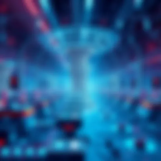 Conceptual illustration of a decentralized internet architecture