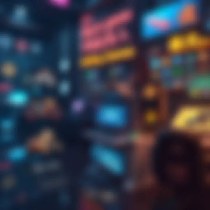 An infographic showcasing different genres of blockchain games
