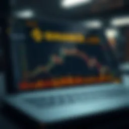 Illustration of Binance platform interface showcasing various cryptocurrency trading options