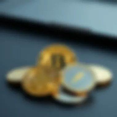 Bitcoin vs Altcoins Comparison Conceptual comparison of Bitcoin and altcoins