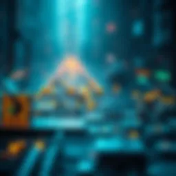 Visual representation of blockchain exploration