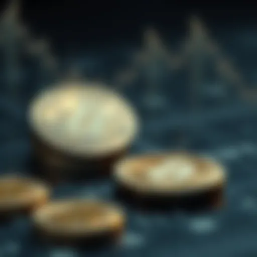 Conceptual graphic of cryptocurrency taxation