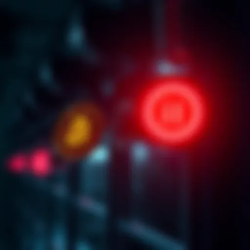 Illustration of collateral locking in cryptocurrency market