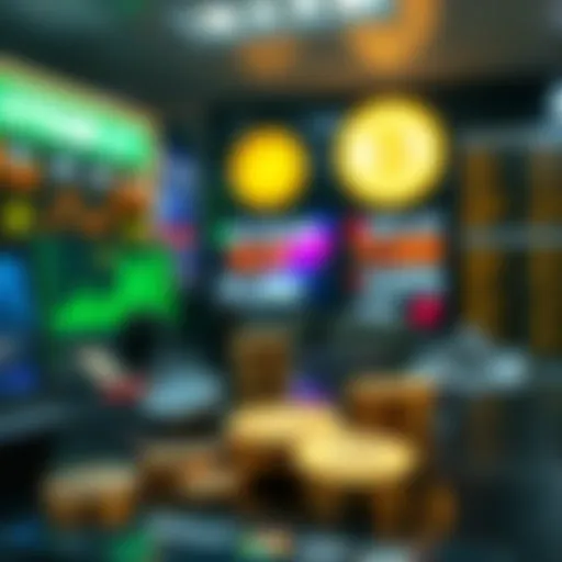 Visual representation of cryptocurrency exchange types