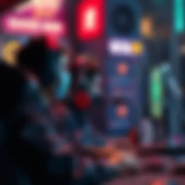 Illustration showcasing economic rewards in gaming