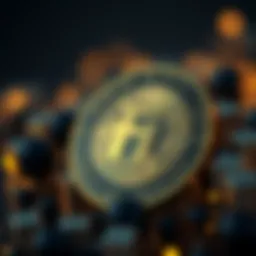 Symbolic representation of FitFi Coin in the context of blockchain technology