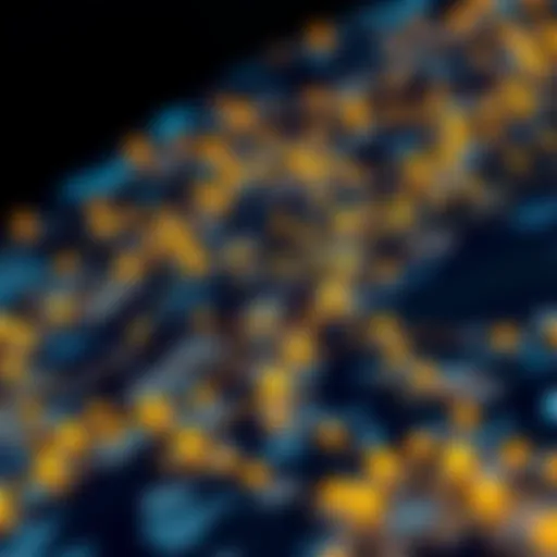Visual representation of cryptocurrency flow relationships