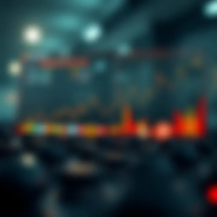 A chart showcasing potential future projections for new cryptocurrencies