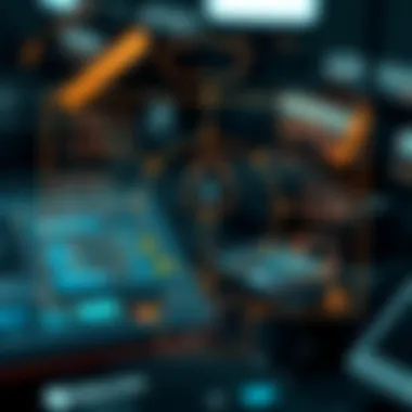 Technical diagram showcasing methods for collateral locking