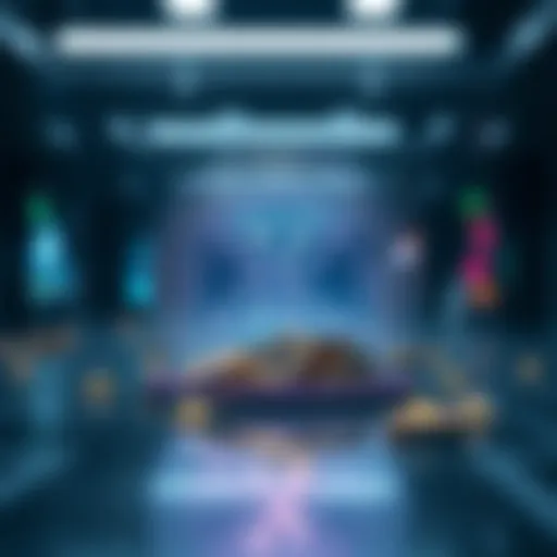 Conceptual representation of Open Exchange in cryptocurrency