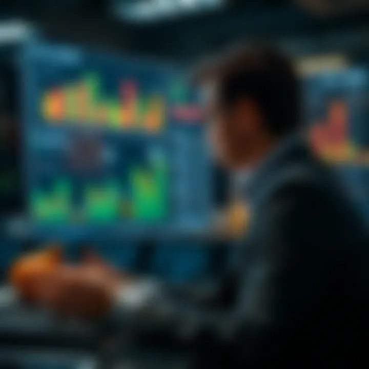Visual representation of a portfolio management strategy