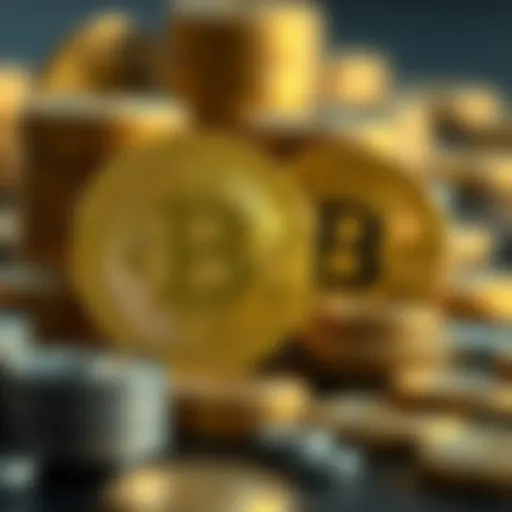 Visual representation of pre-sale coins