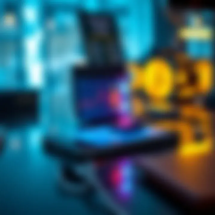 Visual representation of security threats in cryptocurrency mining