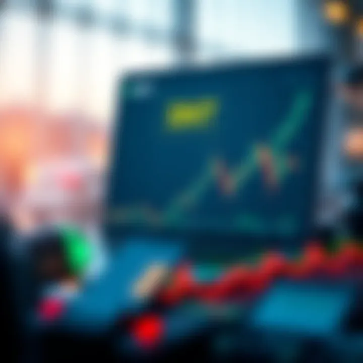 Graph showcasing the market trends of SNT